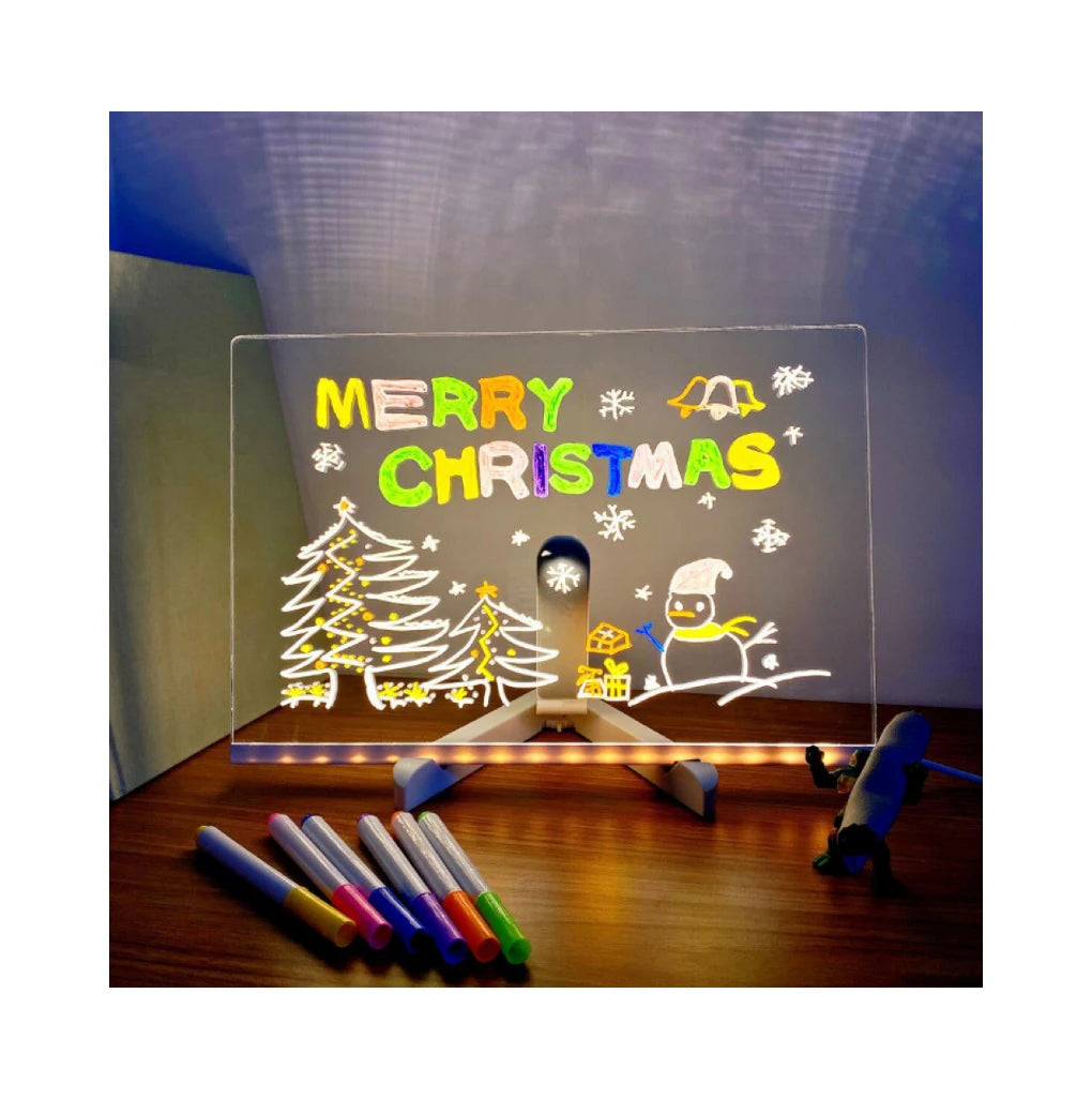LED Glow Drawing Board for Kids