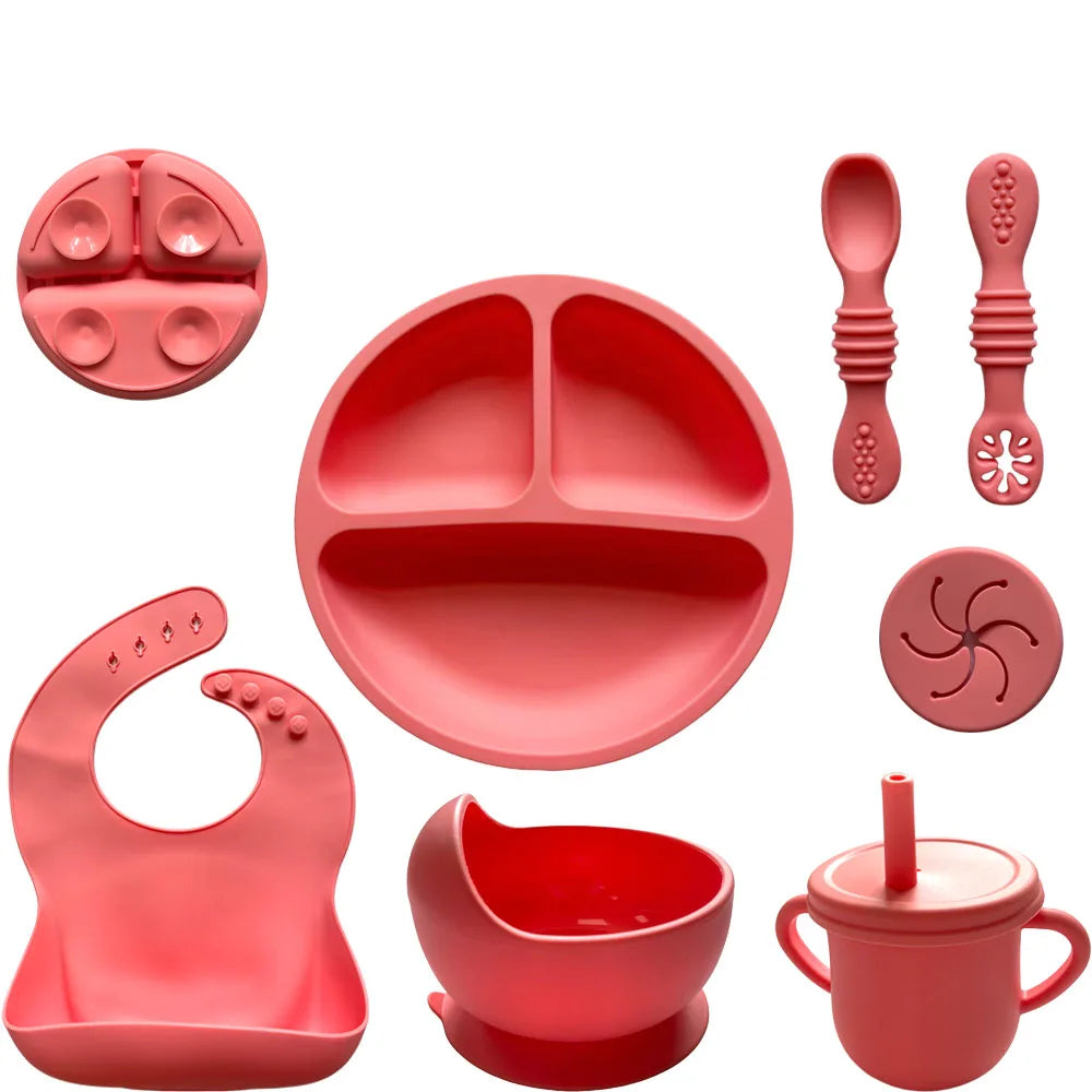 High-Quality Silicone Baby Feeding Set